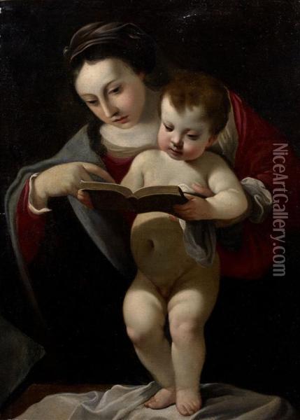 Vierge A L'enfant Oil Painting - Giovanni Lanfranco
