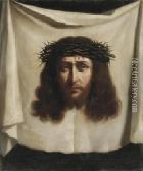 The Veil Of Saint Veronica Oil Painting - Guercino