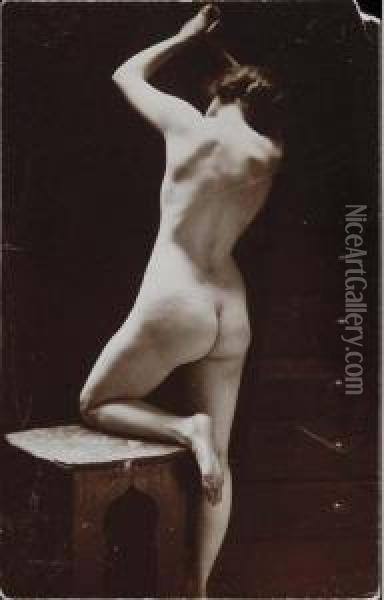 Nude Studies Oil Painting - Harold Piffard