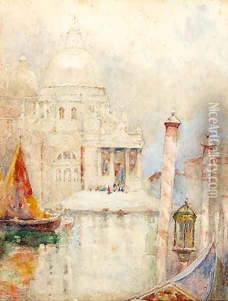 Venice Oil Painting - David Woodlock