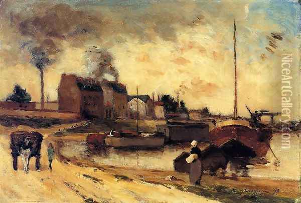 Cail Factories And Quai De Grenelle Oil Painting - Paul Gauguin