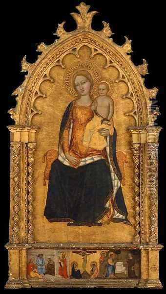 Virgin and Child after 1360 Oil Painting - Niccolo Di Tommaso
