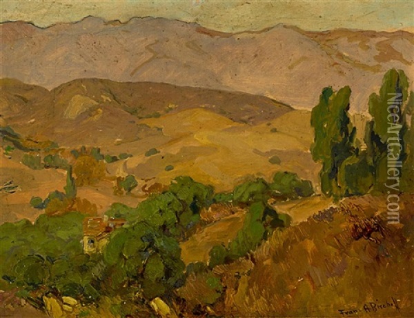 Above Pasadena Oil Painting - Franz Arthur Bischoff