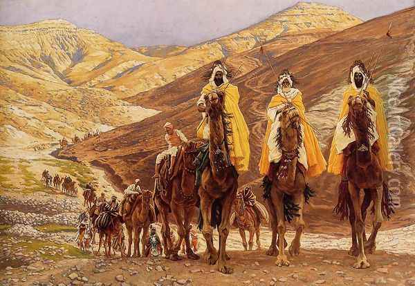 Journey Of The Magi Oil Painting - James Jacques Joseph Tissot