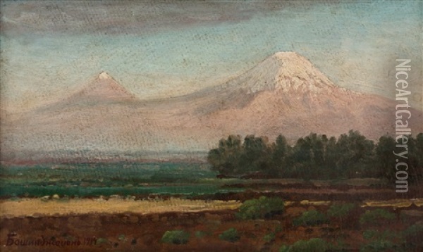 Mount Ararat Oil Painting - Gevorg Bashindzhagyan