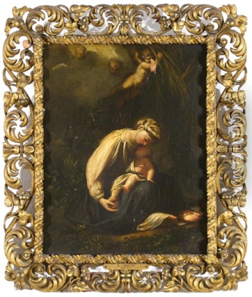 Madonna And Child, La Zingarella Oil Painting -  Correggio