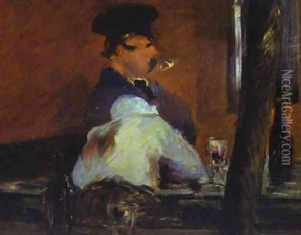 In The Bar Le Bouchon Oil Painting - Edouard Manet