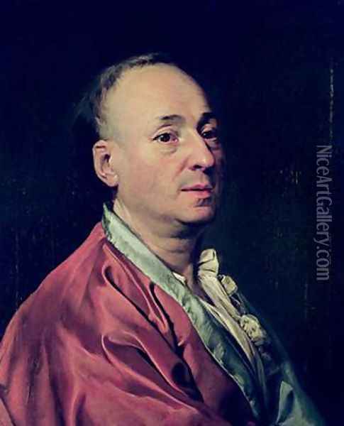 Denis Diderot 1715-84 Oil Painting - Dmitry Levitsky
