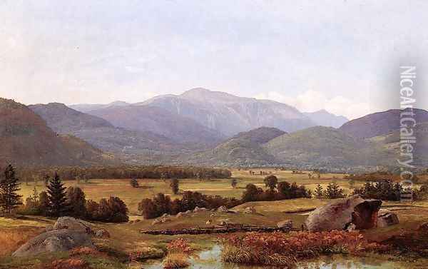 Mount Washigton Valley Oil Painting - Alexander Helwig Wyant