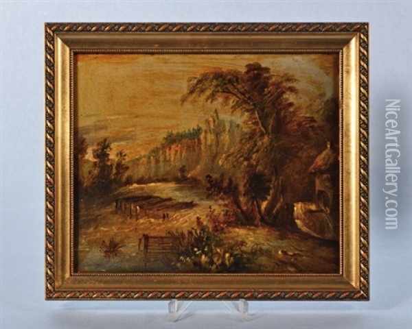 Landschaftsgemalde Oil Painting - Sir Edwin Henry Landseer