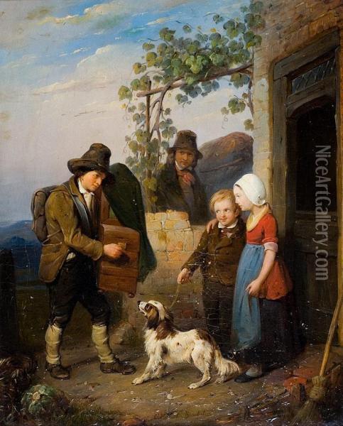 Deorgelman Oil Painting - Adrien Ferdinand de Braekeleer