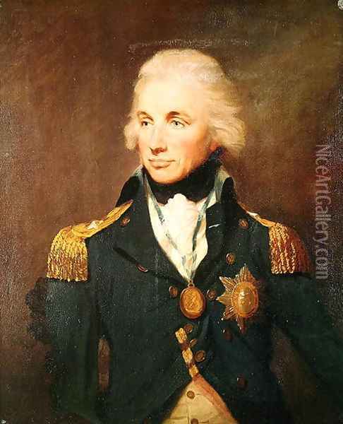 Portrait of Horatio Nelson Oil Painting - Lemuel-Francis Abbott