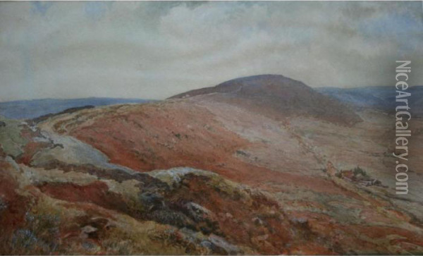 Castleton Rigg, North Yorkshire Oil Painting - George Weatherill