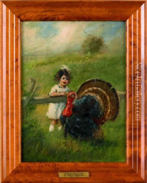 Shirley Meets Tom Oil Painting - Edward Percy Moran