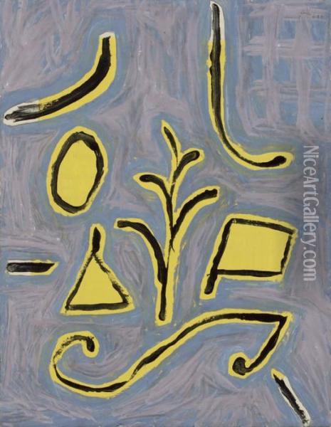 Albumblatt Fur O Oil Painting - Paul Klee