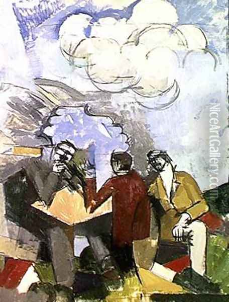 The Conquest of the Air Oil Painting - Roger de La Fresnaye