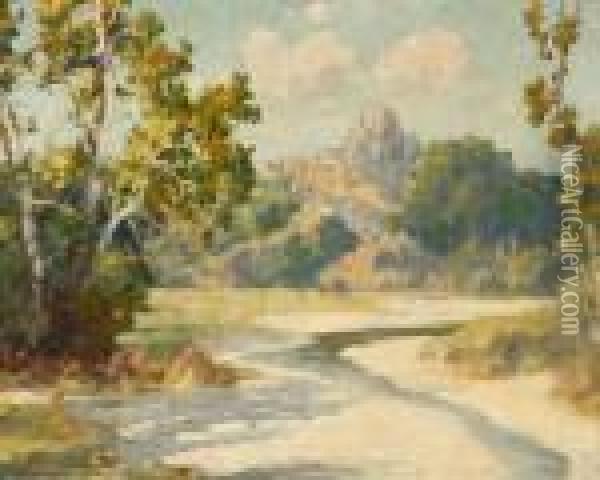 Castle Rock Oil Painting - Maurice Braun