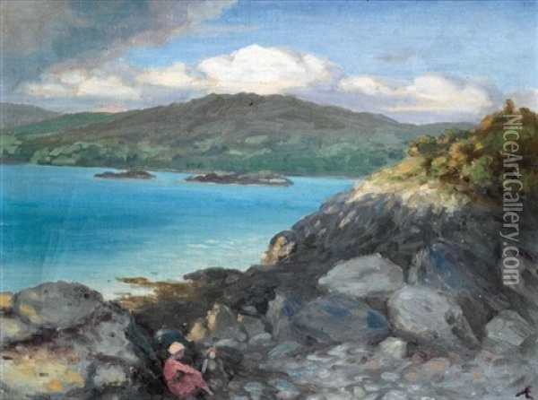 Seascape Oil Painting - George Russell