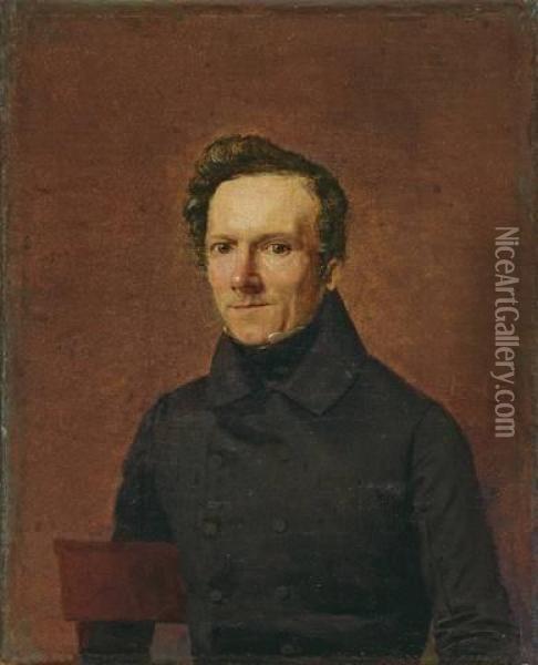 Portrait Balduin Wilhelm Beck Oil Painting - Eduard Gartner