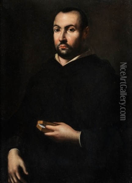 Bildnis Eines Predigers Oil Painting - Domenico Zampieri (Il Domenichino)