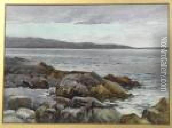 Mount Bay, Cornwall Oil Painting - John Gutteridge Sykes