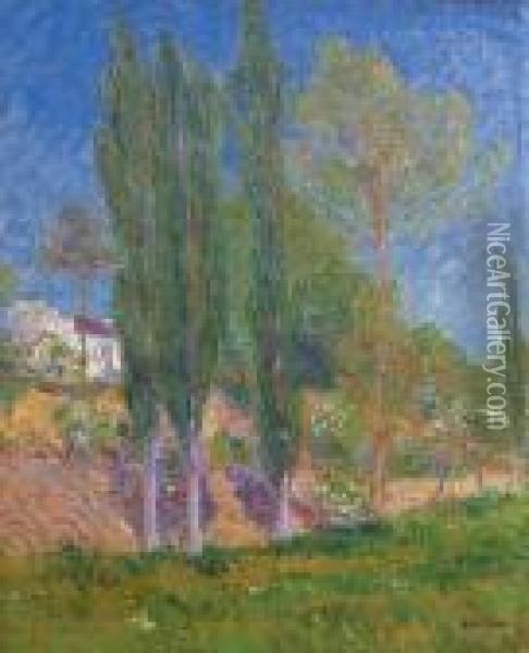 Paysage De Provence Oil Painting - Gustave Loiseau