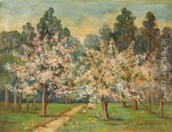 Spring Blossoming Oil Painting - Bertha Lee Stringer