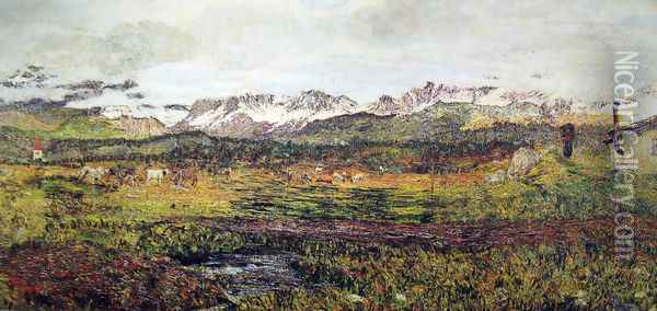 Return to the homeland Oil Painting - Giovanni Segantini