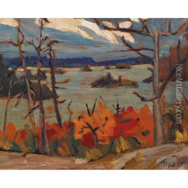 The Freddy Channel, Georgian Bay Oil Painting - Sir Frederick Grant Banting
