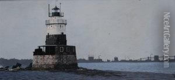 Nantucket Oil Painting - John Sunman Austin