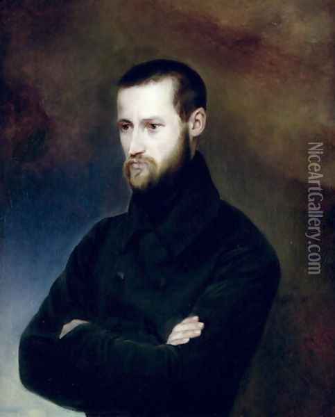 Portrait of Louis-Auguste Blanqui, 1835 Oil Painting - Blanqui, Madame