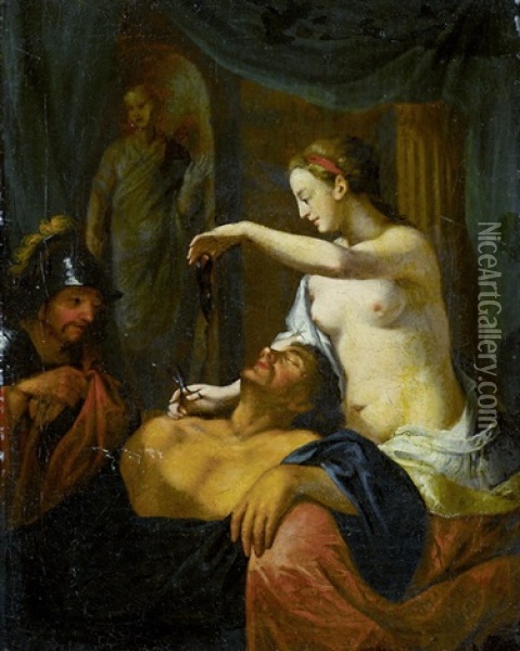 Samson Und Dalila Oil Painting - Gerard de Lairesse