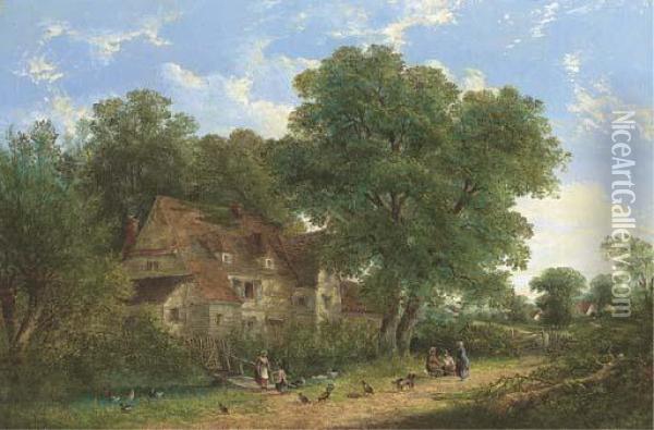 Reigate, Surrey Oil Painting - Thomas J. Ford