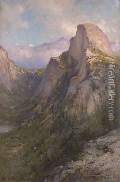 Half Dome, Yosemite Oil Painting - George Henry Smillie