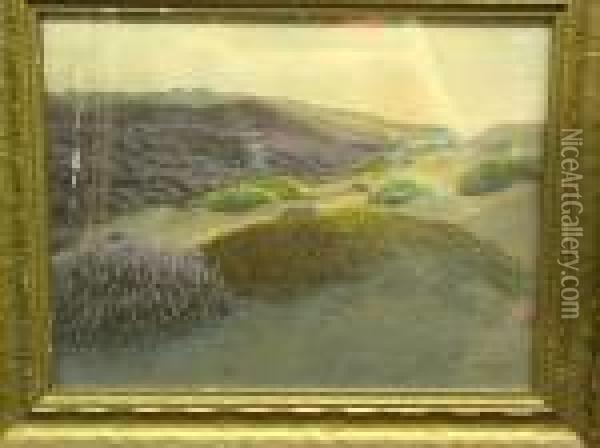 California Landscape Oil Painting - Willard E. Worden