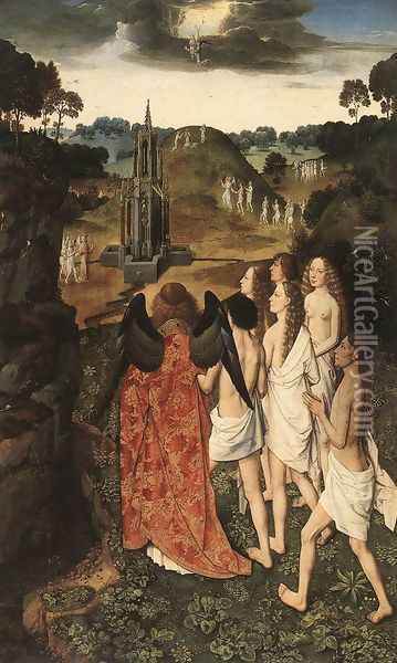 Paradise Oil Painting - Dieric the Elder Bouts