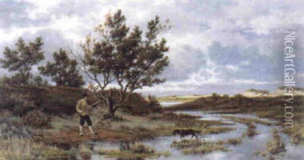De Jager Oil Painting - Frans Pieter Lodewyk van Kuyck
