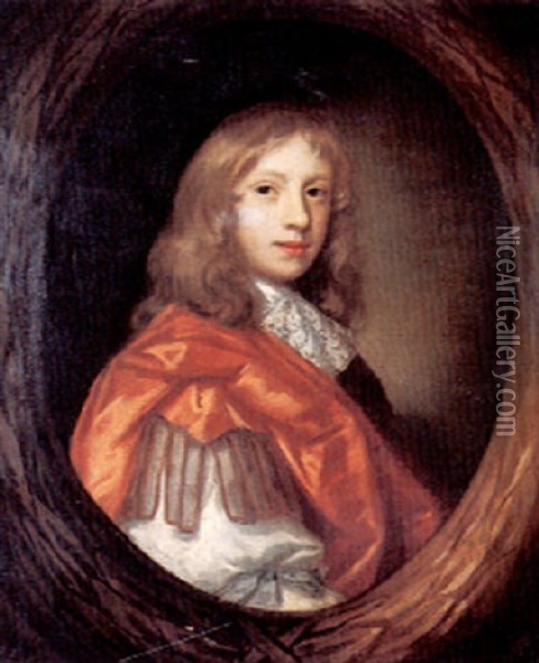 Portrait Of A Boy, Philip Yorke, 1st Earl Of Hardwick (?) Oil Painting - Mary Beale