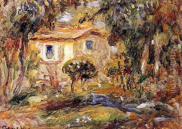 Landscape Oil Painting - Pierre Auguste Renoir