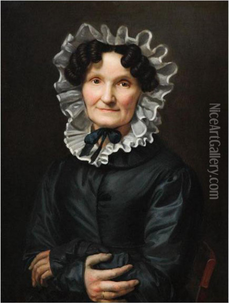 Portrait Of Mary-elisabeth Seutin Oil Painting - Lieven De Winne