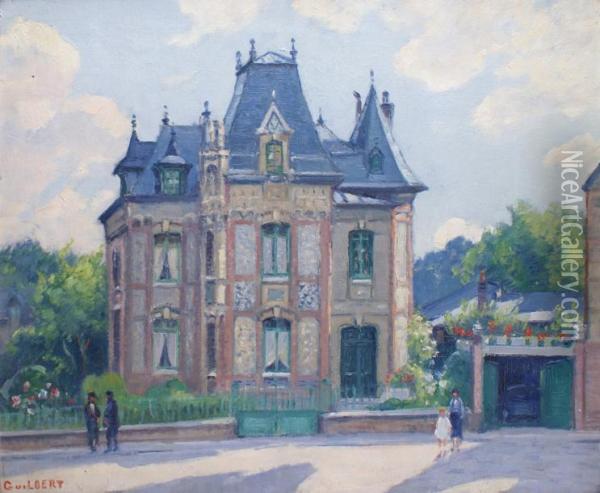 Le Petit Castel Oil Painting - Narcisse Guilbert