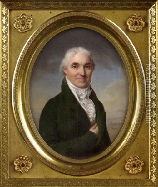 Portrait (baron De Saint Joseph?) Oil Painting - Jean Baptiste Jacques Augustin