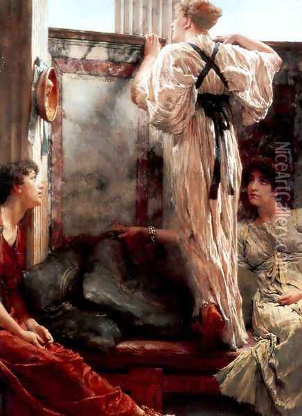 Who is it? Oil Painting - Sir Lawrence Alma-Tadema