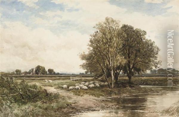 The Way Across The Fields Oil Painting - Edmund Morison Wimperis