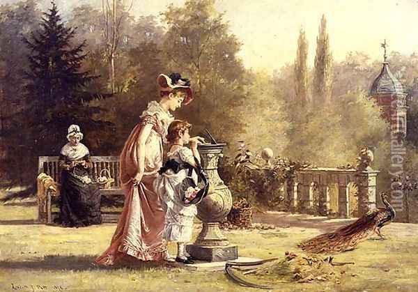 Life is like a Sundial, 1878 Oil Painting - Laslett John Pott