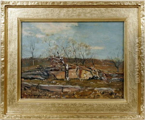 Early Spring Landscape Oil Painting - Henry Ward Ranger