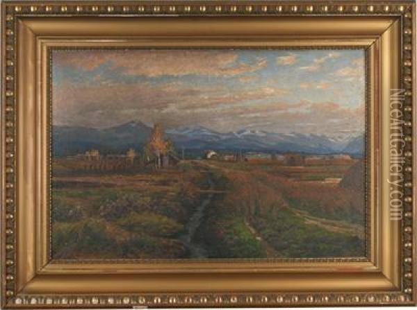 Landschaft Oil Painting - Fanny Assenbaum
