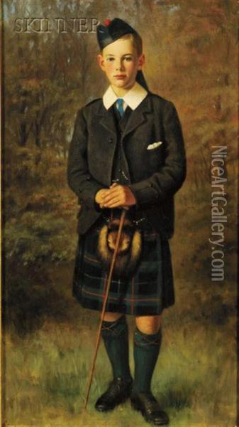 Portrait Of Reginald Gilbert Don Oil Painting - R. St. John Ainslie