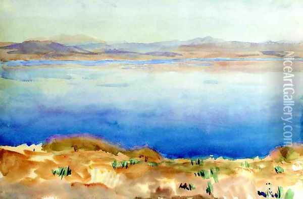 The Lake of Tiberias Oil Painting - John Singer Sargent