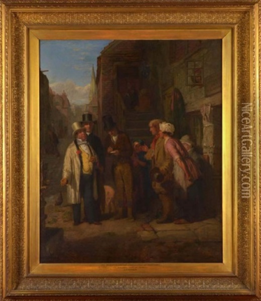 Her Majesty's Sanitary Commissioner Extraordinary: This Nuisance Must Be Removed Oil Painting - Henry Hetherington Emmerson
